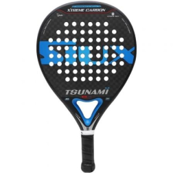 Pala de Pádel Siux Tsunami 5-0 12K- Negra y Azul