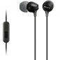 Auriculares Intrauditivos Sony MDR-EX15AP- con Micrófono- Jack 3-5- Negros Auriculares Intrauditivos Sony MDR-EX15AP- con Micrófono- Jack 3-5- Negros