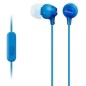 Auriculares Intrauditivos Sony MDR-EX15APLI- con Micrófono- Jack 3-5- Azules Auriculares Intrauditivos Sony MDR-EX15APLI- con Micrófono- Jack 3-5- Azules