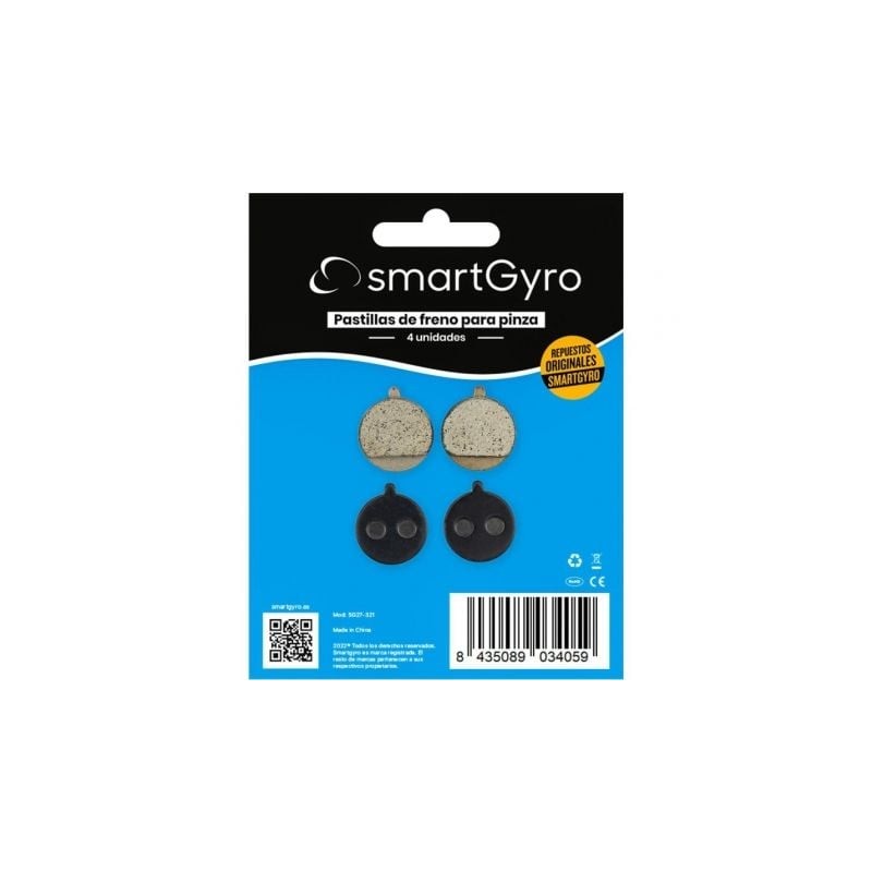 Pack 4 Pastillas de Freno para Pinza Bolids SmartGyro SG27-321- Compatible con Speedway - Rockway y Crossover Pack 4 Pastillas de Freno para Pinza Bolids SmartGyro SG27-321- Compatible con Speedway - Rockway y Crossover