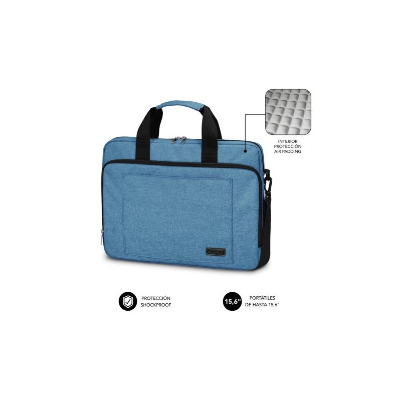 Mochila Subblim Air Padding Laptop Bag para Portátiles hasta 15-6"- Azul