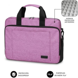 Mochila Subblim Air Padding Laptop Bag para Portátiles hasta 15-6"- Rosa