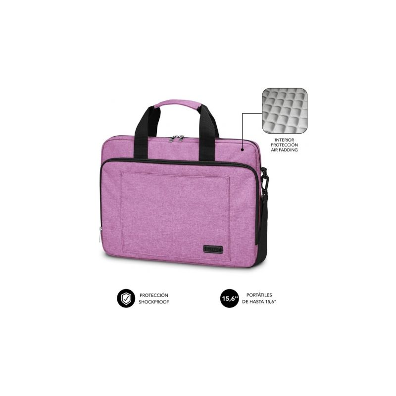 Mochila Subblim Air Padding Laptop Bag para Portátiles hasta 15-6"- Rosa Mochila Subblim Air Padding Laptop Bag para Portátiles hasta 15-6"- Rosa