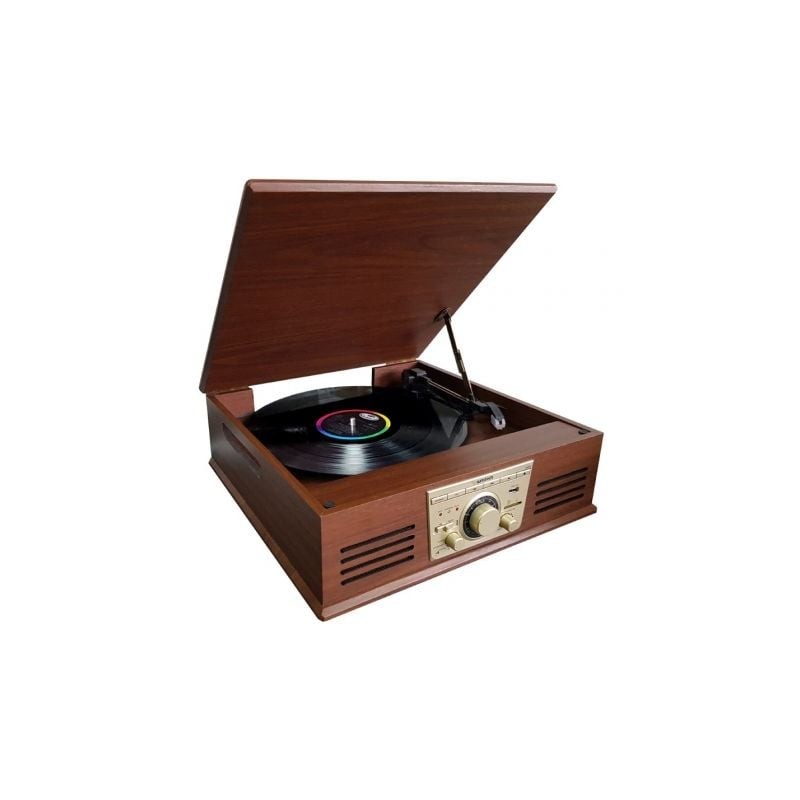 Tocadiscos Sunstech PXR32- Bluetooth- Radio FM- Conversor a MP3 Tocadiscos Sunstech PXR32- Bluetooth- Radio FM- Conversor a MP3