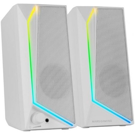 Altavoces Mars Gaming MS72- 15W- 2-0- Blancos