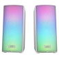 Altavoces con Bluetooth Mars Gaming MSRGB2W- 15W- 2-0- Blancos Altavoces con Bluetooth Mars Gaming MSRGB2W- 15W- 2-0- Blancos