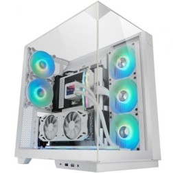 Caja Gaming Torre Mars Gaming MC-3GF- Blanca