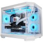 Caja Gaming Minitorre Mars Gaming MC-3TCOREM- Blanca