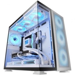 Caja Gaming Torre Mars Gaming MC-NOVA2- Blanca y Negra