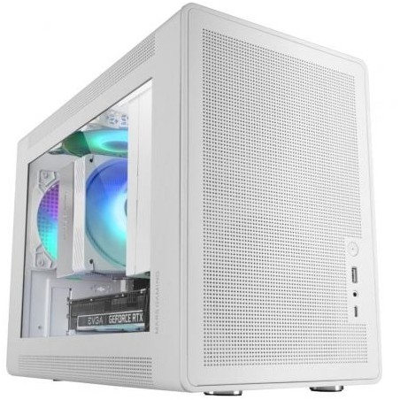 Caja Gaming Minitorre Mars Gaming MC-XPS- Blanca