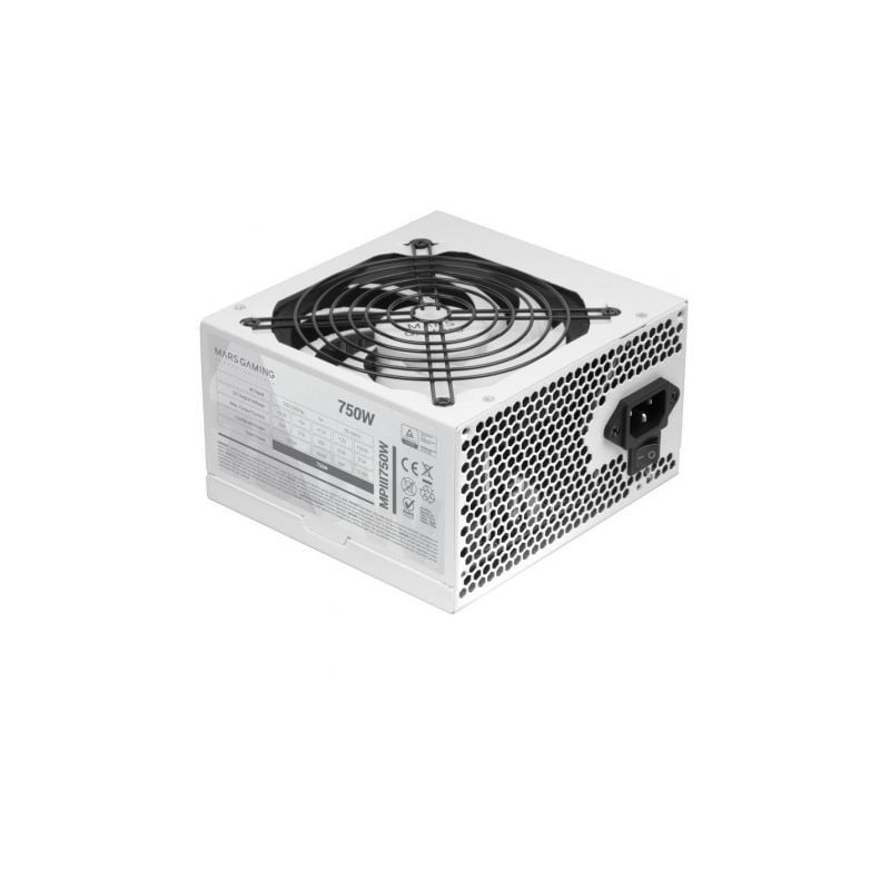 Fuente de Alimentación Mars Gaming MPIII750W- 750W- Ventilador 12cm Fuente de Alimentación Mars Gaming MPIII750W- 750W- Ventilador 12cm
