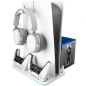 Soporte Multifunción RGB para PS5 Mars Gaming MPS5-B2- Blanco Soporte Multifunción RGB para PS5 Mars Gaming MPS5-B2- Blanco