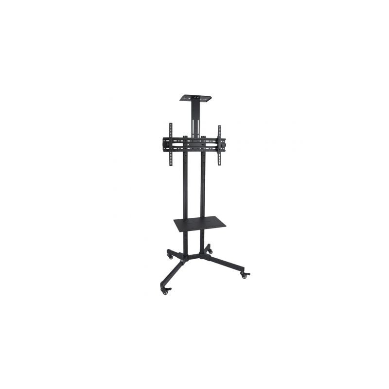Soporte de Suelo Inclinable- Ajustable TooQ FS1470M-B para TV de 37-70"- hasta 50kg Soporte de Suelo Inclinable- Ajustable TooQ FS1470M-B para TV de 37-70"- hasta 50kg