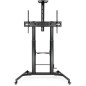 Soporte de Suelo Inclinable- Ajustable con Ruedas Tooq FS20400HM-B para TV de 60-100"- hasta 100kg Soporte de Suelo Inclinable- Ajustable con Ruedas Tooq FS20400HM-B para TV de 60-100"- hasta 100kg