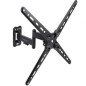 Soporte de Pared Extensible- Giratorio- Inclinable TooQ LP1356TN-B para TV de 13-55"- hasta 25kg Soporte de Pared Extensible- Giratorio- Inclinable TooQ LP1356TN-B para TV de 13-55"- hasta 25kg