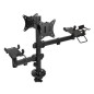 Soporte para 2 Monitores, TPV, Impresora, Términal y Lector TooQ TQPM0002- hasta 9kg Soporte para 2 Monitores, TPV, Impresora, Términal y Lector TooQ TQPM0002- hasta 9kg