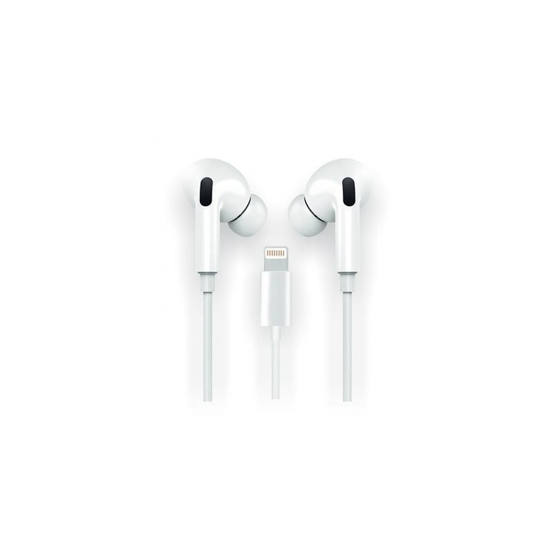 Auriculares Intrauditivos Tech One Tech earTECH HOP TEC1202- con Micrófono- Lightning- Blancos Auriculares Intrauditivos Tech One Tech earTECH HOP TEC1202- con Micrófono- Lightning- Blancos