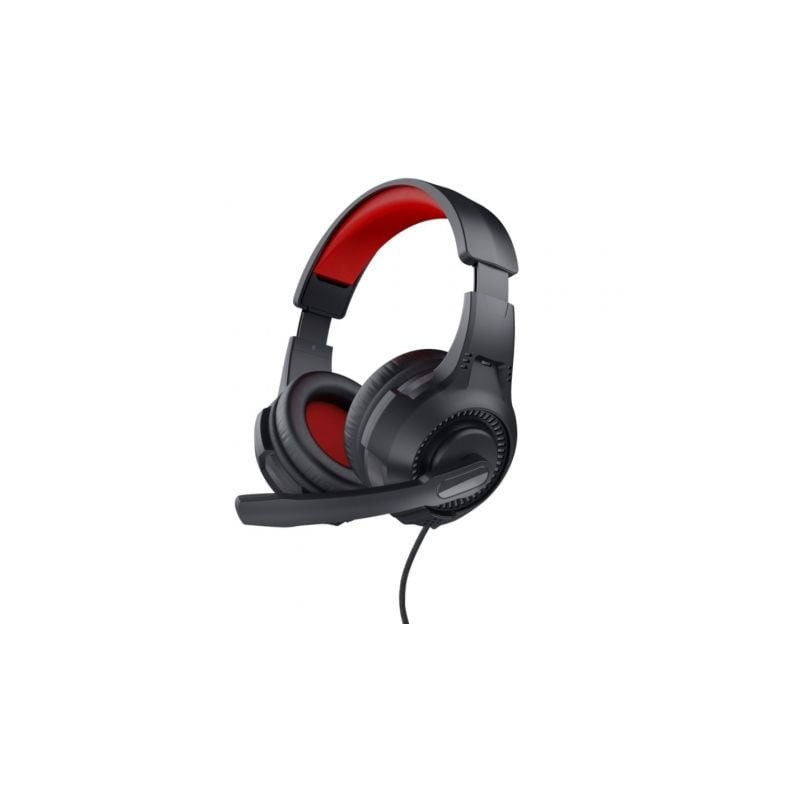 Auriculares Gaming con Micrófono Trust Gaming 24785- Jack 3-5- Rojos y Negros Auriculares Gaming con Micrófono Trust Gaming 24785- Jack 3-5- Rojos y Negros