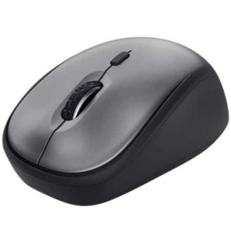 Ratón Mini Inalámbrico Trust Yvi+ Silent- Hasta 1600 DPI- Negro