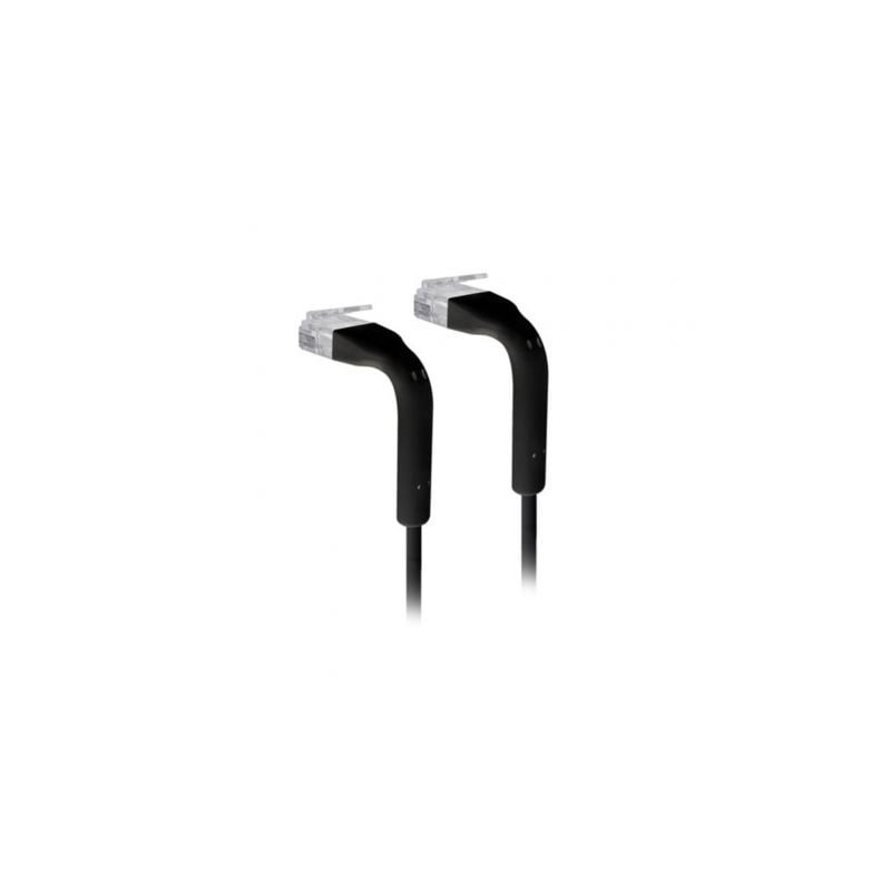 Cable Acodado Ubiquiti U-Cable-Patch-RJ45-BK- 10cm- Negro Cable Acodado Ubiquiti U-Cable-Patch-RJ45-BK- 10cm- Negro