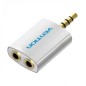 Adaptador Audio Vention BDAW0- Jack 3-5 Macho - 2x Jack 3-5 Hembra- Blanco Adaptador Audio Vention BDAW0- Jack 3-5 Macho - 2x Jack 3-5 Hembra- Blanco