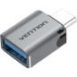 Adaptador USB 3-0 Vention CDQH0- USB Tipo-C Macho - USB Hembra Adaptador USB 3-0 Vention CDQH0- USB Tipo-C Macho - USB Hembra
