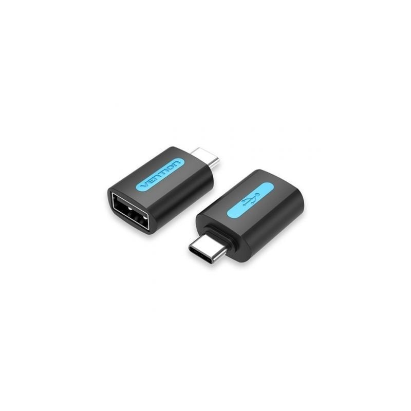 Adaptador USB 2-0 Vention CDTB0- USB Tipo-C Macho - USB Hembra Adaptador USB 2-0 Vention CDTB0- USB Tipo-C Macho - USB Hembra
