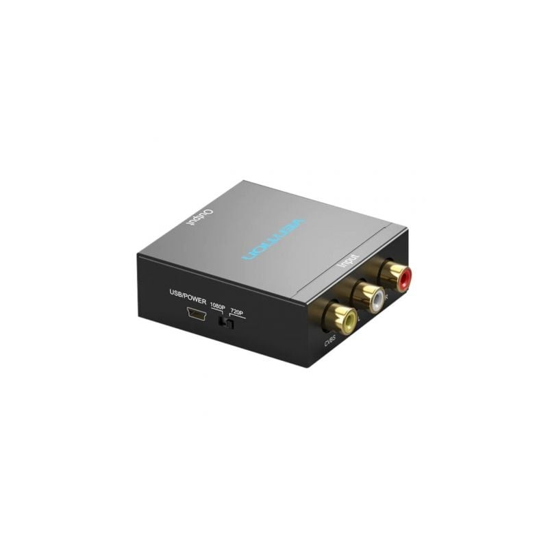 Convertidor RCA a HDMI Vention AEFB0- RCA Hembra - HDMI Hembra - MiniUSB Hembra Convertidor RCA a HDMI Vention AEFB0- RCA Hembra - HDMI Hembra - MiniUSB Hembra