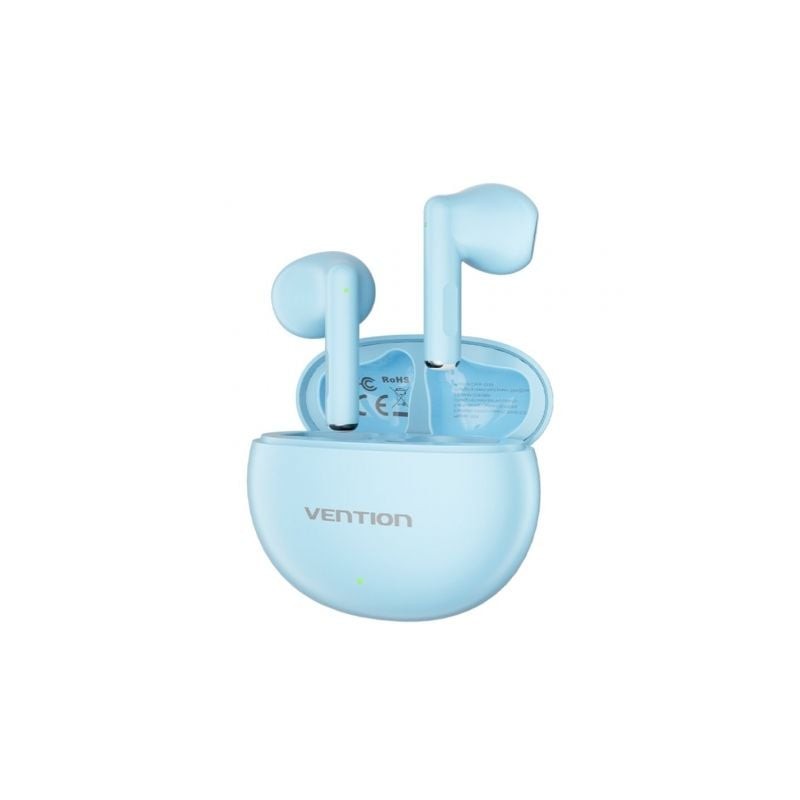 Auriculares Bluetooth Vention ELF 06 NBKS0 con estuche de carga- Autonomía 6h- Azules Auriculares Bluetooth Vention ELF 06 NBKS0 con estuche de carga- Autonomía 6h- Azules