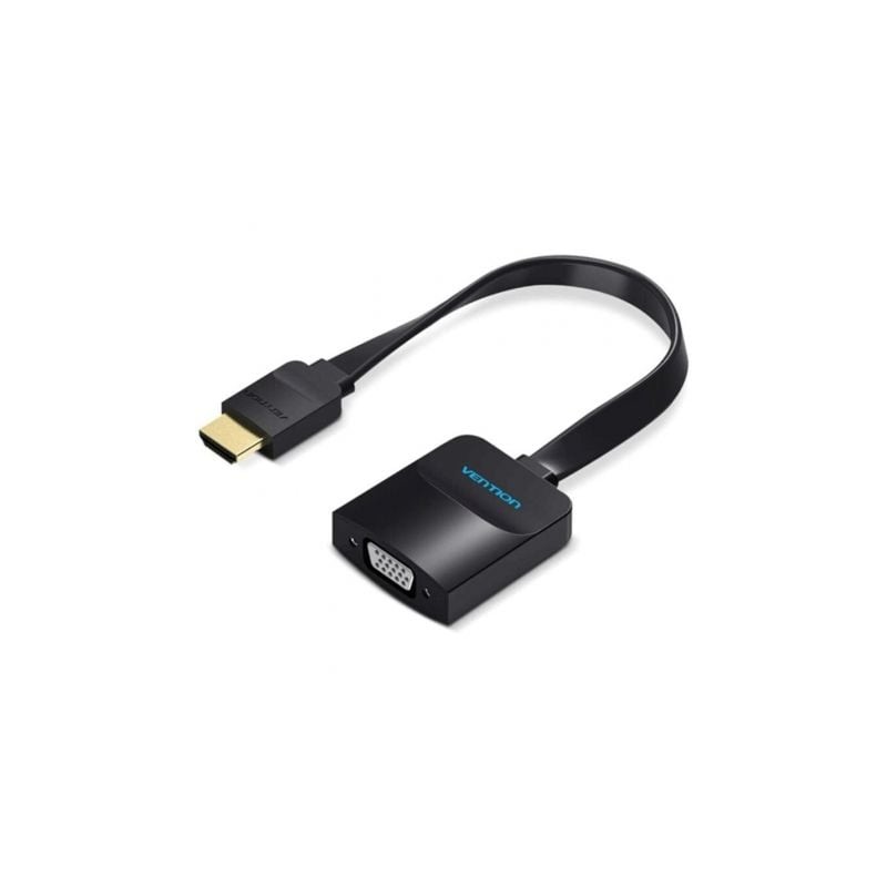 Conversor Vention 74346- HDMI Macho- VGA Hembra - Jack 3-5 Hembra- 20cm- Negro Conversor Vention 74346- HDMI Macho- VGA Hembra - Jack 3-5 Hembra- 20cm- Negro