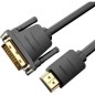 Cable Conversor Vention ABFBF- DVI Macho - HDMI Macho- 1m- Negro Cable Conversor Vention ABFBF- DVI Macho - HDMI Macho- 1m- Negro