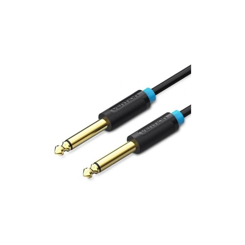 Cable Mono Vention BAABG- Jack 6-5 Macho - Jack 6-5 Macho- 1-5m- Negro Cable Mono Vention BAABG- Jack 6-5 Macho - Jack 6-5 Macho- 1-5m- Negro
