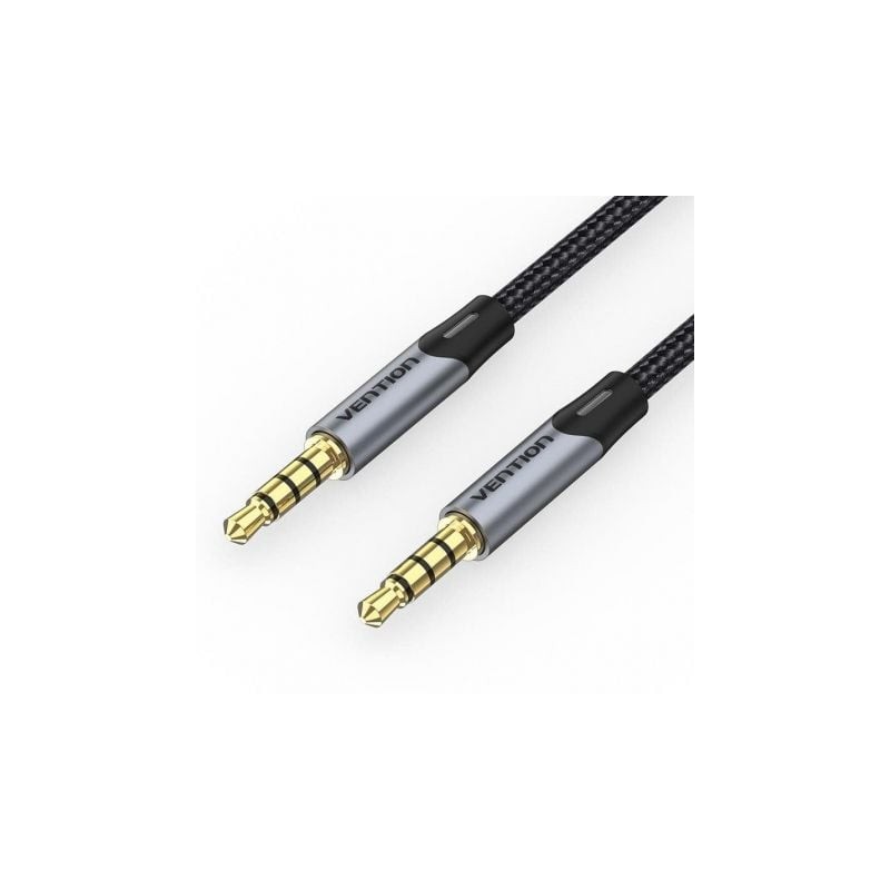 Cable Estéreo Vention BAQHG- Jack 3-5 Macho - Jack 3-5 Macho- 1-5m- Gris Cable Estéreo Vention BAQHG- Jack 3-5 Macho - Jack 3-5 Macho- 1-5m- Gris