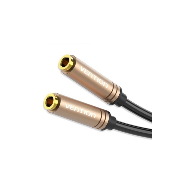 Cable Estéreo Vention BFABY- Jack 3-5 Hembra - Jack 3-5 Hembra- 30cm- Oro Rosado Cable Estéreo Vention BFABY- Jack 3-5 Hembra - Jack 3-5 Hembra- 30cm- Oro Rosado