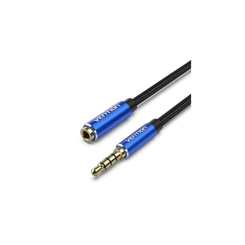 Cable Estéreo Vention BHCLG- Jack 3-5 Macho - Jack 3-5 Hembra- 1-5m- Azul Cable Estéreo Vention BHCLG- Jack 3-5 Macho - Jack 3-5 Hembra- 1-5m- Azul