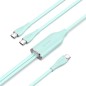 Cable USB 2-0 Tipo-C Vention CTMGG- USB Tipo-C Macho - 2 x USB Tipo-C Macho- Hasta 100W- 480Mbps- 1-5m- Verde Cable USB 2-0 Tipo-C Vention CTMGG- USB Tipo-C Macho - 2 x USB Tipo-C Macho- Hasta 100W- 480Mbps- 1-5m- Verde