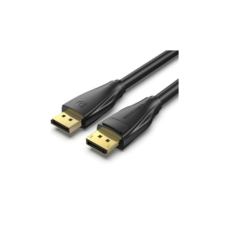 Cable Displayport 1-4 8K Vention HCDBI- Displayport Macho - Displayport Macho- 3m- Negro Cable Displayport 1-4 8K Vention HCDBI- Displayport Macho - Displayport Macho- 3m- Negro