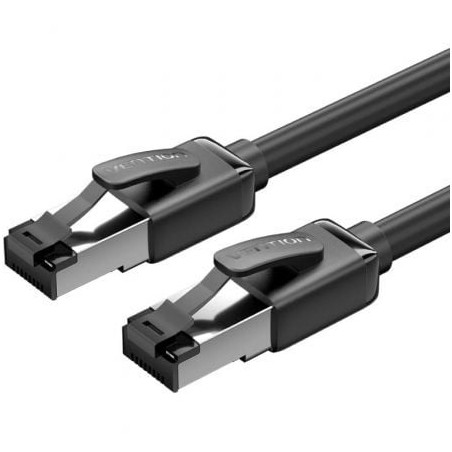 Cable de Red RJ45 SFTP Vention IKPBG Cat-8- 1-5m- Negro