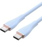 Cable USB 2-0 Tipo-C Vention TAWSG- USB Tipo-C Macho - USB Tipo-C Macho- Hasta 100W- 480Mbps- 1-5m- Azul Cable USB 2-0 Tipo-C Vention TAWSG- USB Tipo-C Macho - USB Tipo-C Macho- Hasta 100W- 480Mbps- 1-5m- Azul
