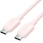 Cable USB 2-0 Tipo-C 3A Vention TRCPF- USB Tipo-C Macho - USB Tipo-C Macho- Hasta 60W- 480Mbps- 1m- Rosa Cable USB 2-0 Tipo-C 3A Vention TRCPF- USB Tipo-C Macho - USB Tipo-C Macho- Hasta 60W- 480Mbps- 1m- Rosa