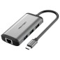 Docking USB Tipo-C Vention CNCHB- 1xHDMI- 3xUSB- 1xUSB Tipo-C PD- 1xRJ45- Gris Docking USB Tipo-C Vention CNCHB- 1xHDMI- 3xUSB- 1xUSB Tipo-C PD- 1xRJ45- Gris