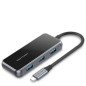 Docking USB Tipo-C Vention TFFHB- 1xHDMI 4K- 3xUSB- 1xRJ45- 1xUSB Tipo-C PD- Gris Docking USB Tipo-C Vention TFFHB- 1xHDMI 4K- 3xUSB- 1xRJ45- 1xUSB Tipo-C PD- Gris