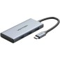 Docking USB Tipo-C Vention TOOHB- 1xHDMI- 3xUSB- 1xLector Tarjetas SD y MicroSD- Gris Docking USB Tipo-C Vention TOOHB- 1xHDMI- 3xUSB- 1xLector Tarjetas SD y MicroSD- Gris