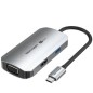 Docking USB Tipo-C Vention TQAHB- 1xHDMI- 1xUSB- 1xVGA- 1xUSB Tipo-C PD- Gris Docking USB Tipo-C Vention TQAHB- 1xHDMI- 1xUSB- 1xVGA- 1xUSB Tipo-C PD- Gris