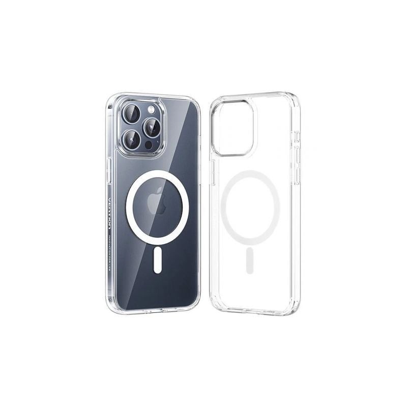 Funda Dura con Magsafe Vention KUCT0-20- Compatible con iPhone 15 Plus- Transparente Funda Dura con Magsafe Vention KUCT0-20- Compatible con iPhone 15 Plus- Transparente