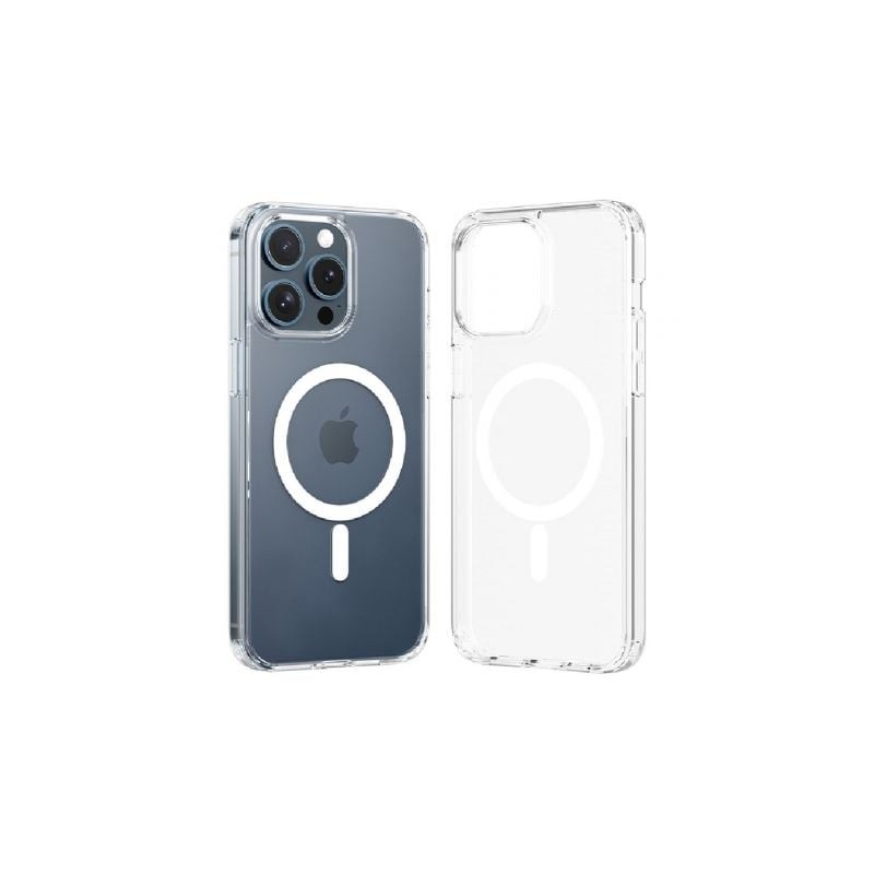 Funda Dura con Magsafe Vention KUCT0-40- Compatible con iPhone 15 Pro Max- Transparente Funda Dura con Magsafe Vention KUCT0-40- Compatible con iPhone 15 Pro Max- Transparente