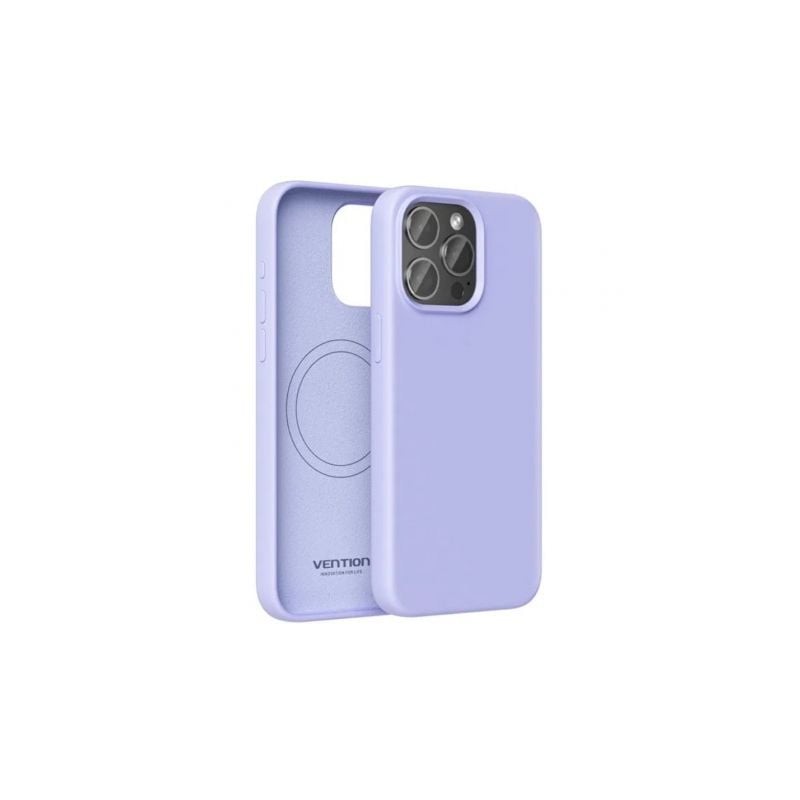 Funda Silicona con Magsafe Vention KUEV0-20- Compatible con iPhone 14 Plus- Morada Funda Silicona con Magsafe Vention KUEV0-20- Compatible con iPhone 14 Plus- Morada
