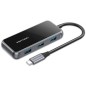 Hub USB Tipo-C Vention TFDHB- 4xUSB- 1xUSB Tipo-C PD- Gris Hub USB Tipo-C Vention TFDHB- 4xUSB- 1xUSB Tipo-C PD- Gris