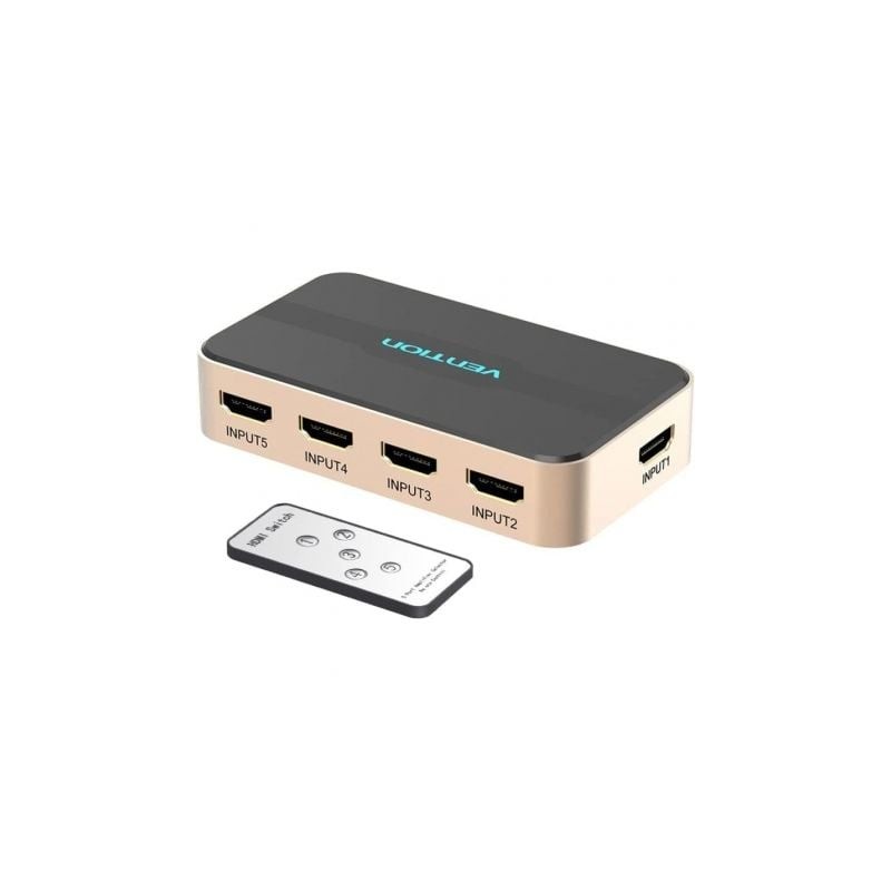 Duplicador HDMI Vention ACDG0- 5x HDMI Hembra - HDMI Macho Duplicador HDMI Vention ACDG0- 5x HDMI Hembra - HDMI Macho