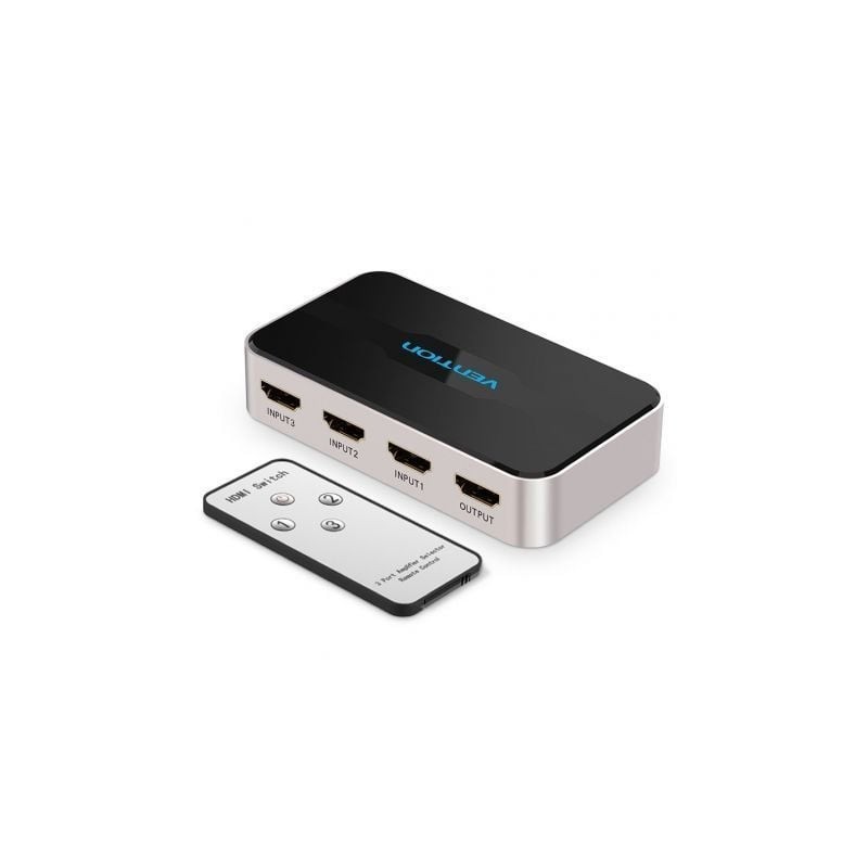 Duplicador HDMI Vention AFFH0- 4x HDMI Hembra - HDMI Macho Duplicador HDMI Vention AFFH0- 4x HDMI Hembra - HDMI Macho